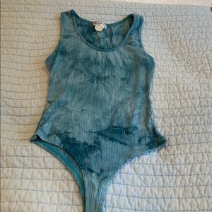 Blue Tie Dye Bodysuit